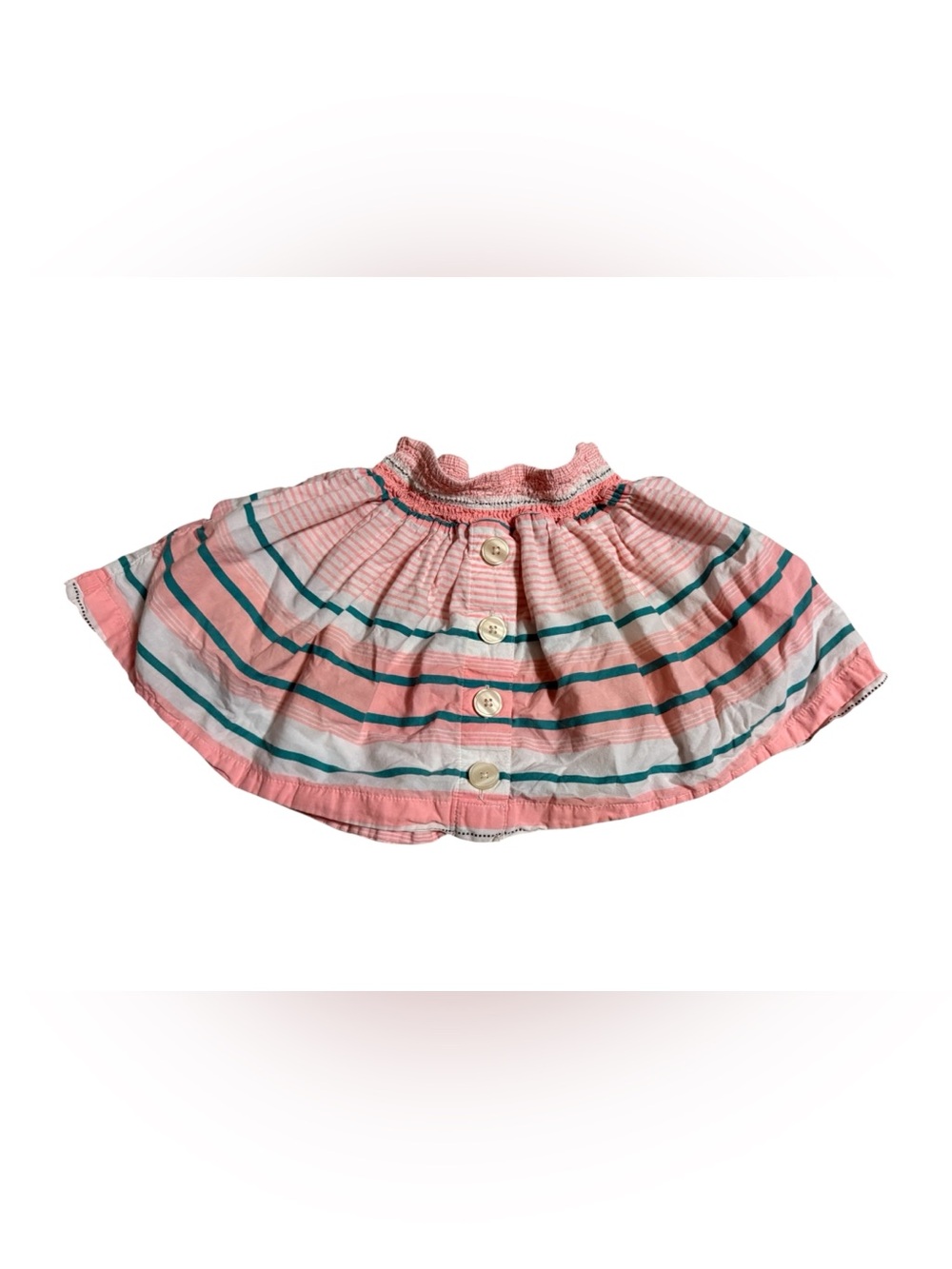 Arizona Jean Co Pink Striped Skirt Girls Size 6/7